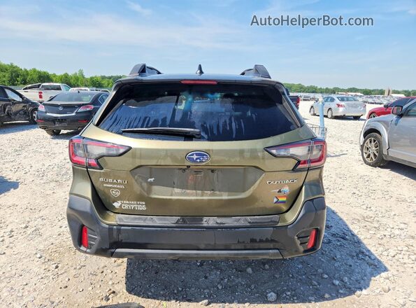 4S4BTADC1M3222928 2021 SUBARU OUTBACK Green Rear view