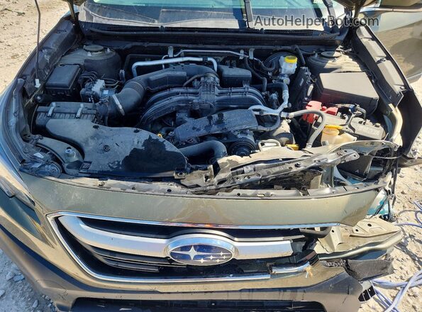 4S4BTADC1M3222928 2021 SUBARU OUTBACK Green Rear interior view