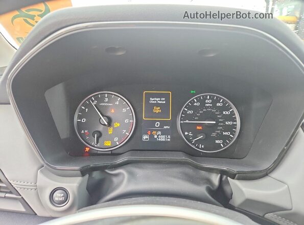 4S4BTADC1R3157750 2024 SUBARU OUTBACK Gray ხელსაწყოთა პანელის ხედი