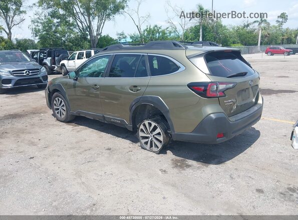 4S4BTADC3P3171940 2023 SUBARU OUTBACK Green Tył lewy