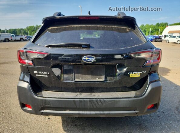4S4BTADC5R3173370 2024 SUBARU OUTBACK Black უკანა ხედი