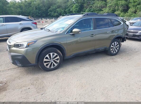 4S4BTADC6M3142346 2021 SUBARU OUTBACK Tan Vista tres cuartos delantera izquierda