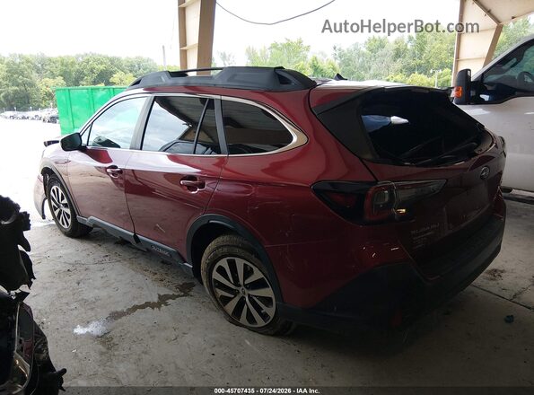 4S4BTADC6M3158644 2021 SUBARU OUTBACK Red Rear left