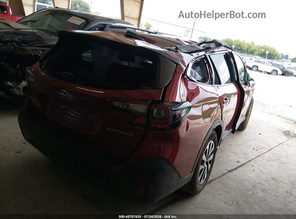 4S4BTADC6M3158644 2021 SUBARU OUTBACK Red Rear right