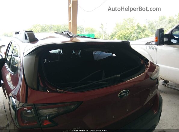 4S4BTADC6M3158644 2021 SUBARU OUTBACK Red Front view