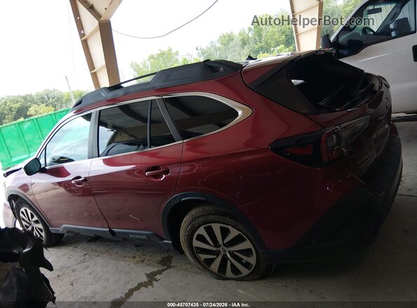 4S4BTADC6M3158644 2021 SUBARU OUTBACK Red Rear interior view