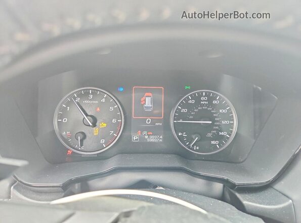 4S4BTADC7N3224345 2022 SUBARU OUTBACK Charcoal ხელსაწყოთა პანელის ხედი