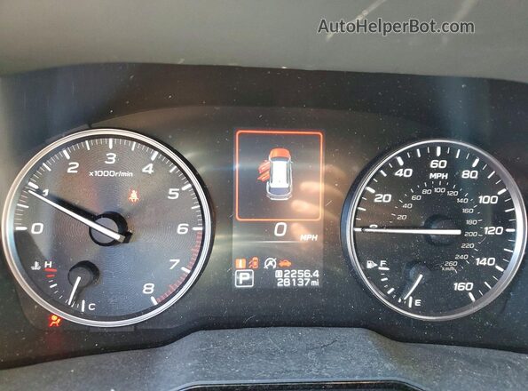 4S4BTADC7S3259687 2025 SUBARU OUTBACK Green Widok zestawu wskaźników