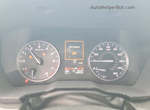 4S4BTADC7S3263853 2025 SUBARU OUTBACK Silver Widok zestawu wskaźników