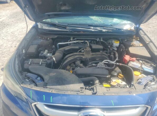4S4BTADC8M3125855 2021 SUBARU OUTBACK Blue Vista del compartimento del motor