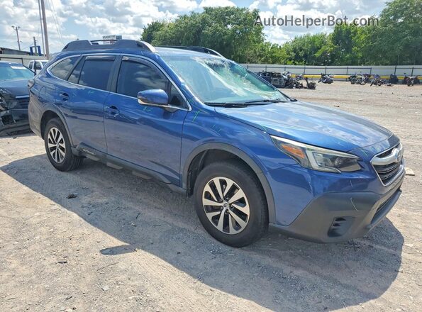 4S4BTADC8M3125855 2021 SUBARU OUTBACK Blue Delantero derecho