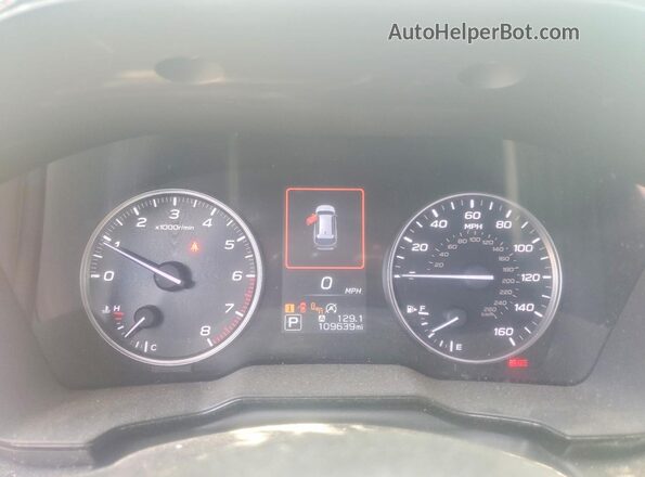 4S4BTADC8M3125855 2021 SUBARU OUTBACK Blue Vista del cuadro de instrumentos
