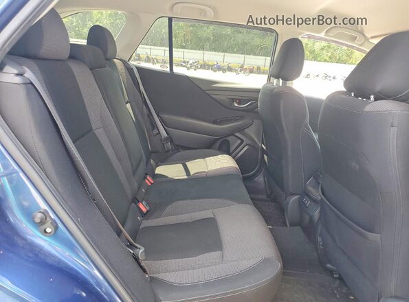 4S4BTADC8M3125855 2021 SUBARU OUTBACK Blue Vista interior trasera