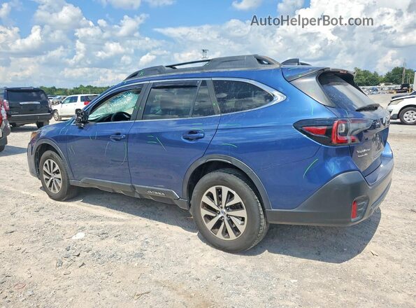 4S4BTADC8M3125855 2021 SUBARU OUTBACK Blue Trasero izquierdo