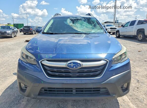 4S4BTADC8M3125855 2021 SUBARU OUTBACK Blue Vista frontal