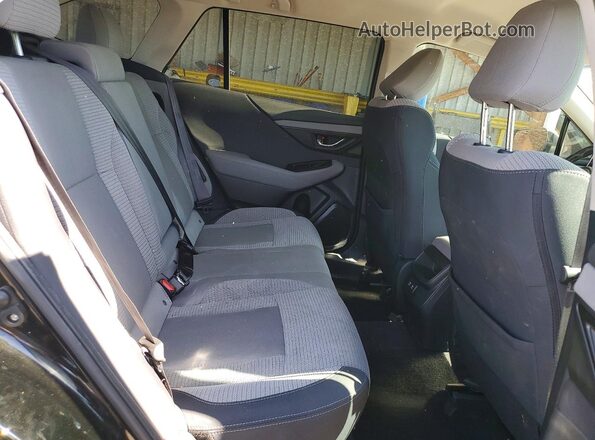 4S4BTADC8M3126083 2021 SUBARU OUTBACK Black უკანა სავარძლების ხედი