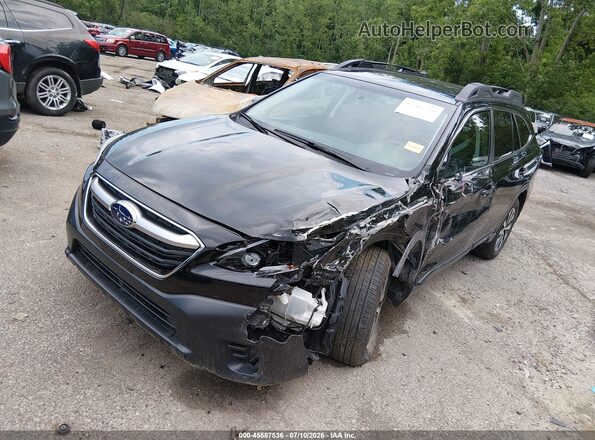 4S4BTADC8M3195114 2021 SUBARU OUTBACK Black Vista tres cuartos delantera izquierda