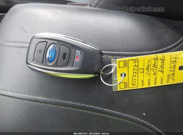 4S4BTADC8P3163641 2023 SUBARU OUTBACK Black Առջևի վահանակի տեսք