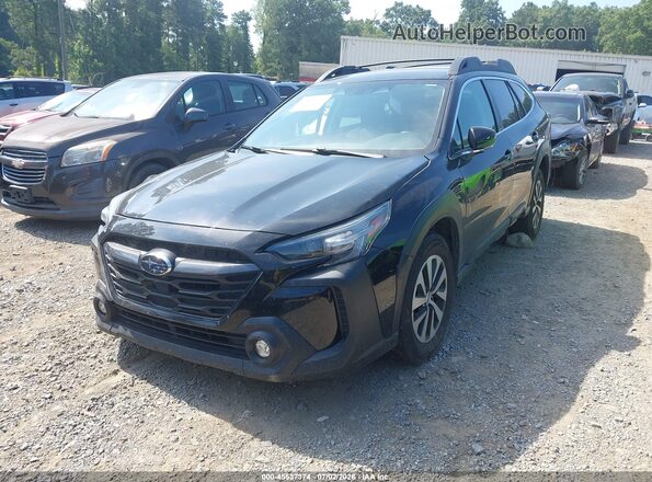 4S4BTADC8P3163641 2023 SUBARU OUTBACK Black Առջևի ձախ երեք քառորդ տեսարան