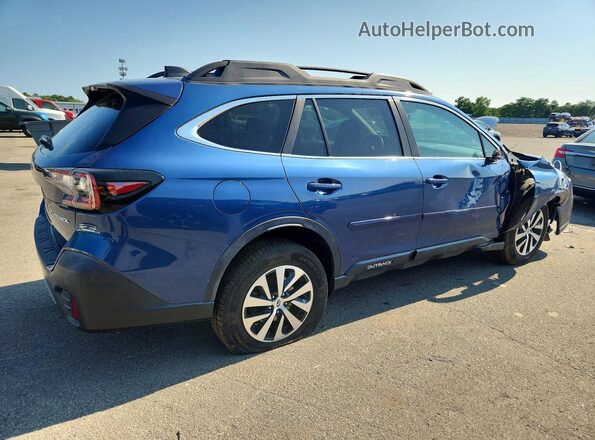 4S4BTADC9M3100995 2021 SUBARU OUTBACK Синий Задняя правая четверть