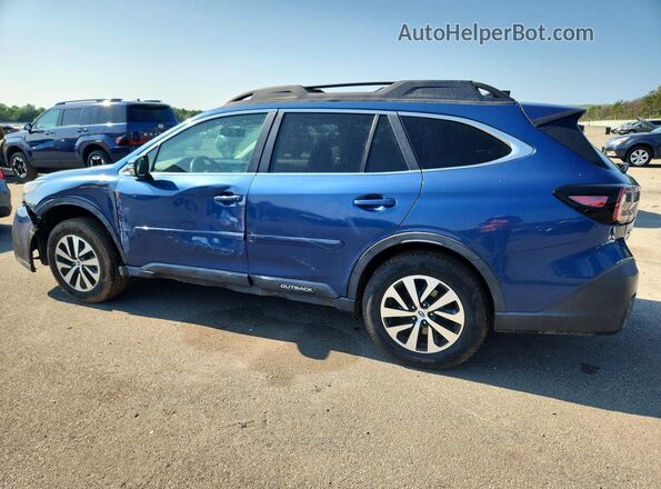 4S4BTADC9M3100995 2021 SUBARU OUTBACK Синий Задняя левая четверть