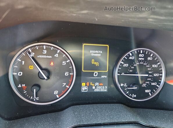 4S4BTADC9M3100995 2021 SUBARU OUTBACK Синий Вид щитка приборов