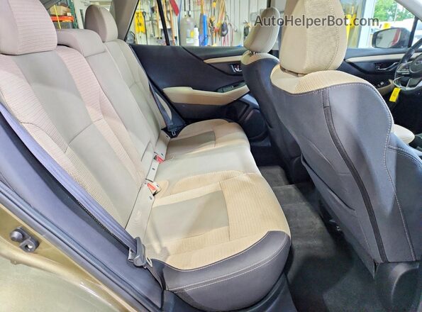 4S4BTADC9M3111558 2021 SUBARU OUTBACK Зеленый Вид задних сидений