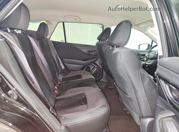 4S4BTADC9R3241153 2024 SUBARU OUTBACK Black Widok tylnych siedzeń