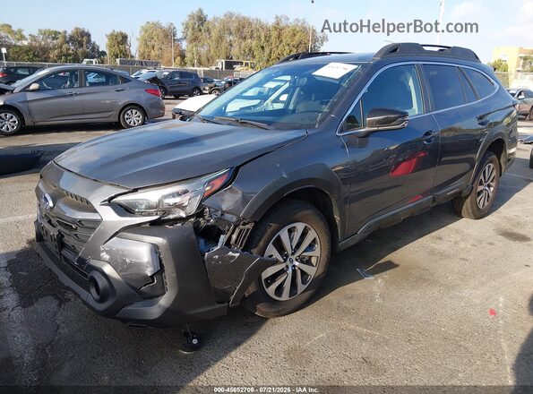 4S4BTADC9S3168517 2025 SUBARU OUTBACK Gray Առջևի ձախ երեք քառորդ տեսարան