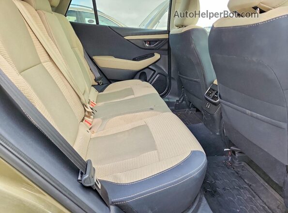 4S4BTADC9S3200009 2025 SUBARU OUTBACK Зеленый Вид задней части салона
