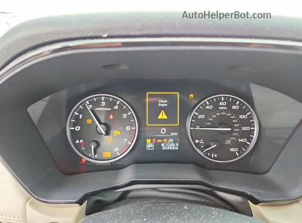 4S4BTADC9S3200009 2025 SUBARU OUTBACK Зеленый Вид щитка приборов