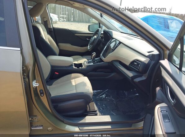 4S4BTADC9S3206246 2025 SUBARU OUTBACK Green წინა სალონის ხედი
