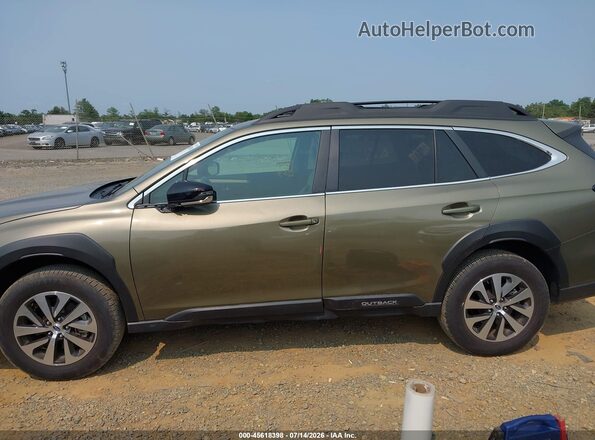 4S4BTADC9S3206246 2025 SUBARU OUTBACK Green სალონის 360-გრადუსიანი ხედი