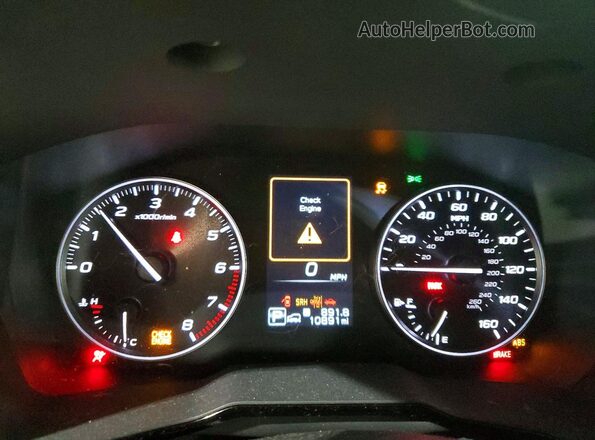 4S4BTADC9S3279732 2025 SUBARU OUTBACK Blue Вид щитка приладів