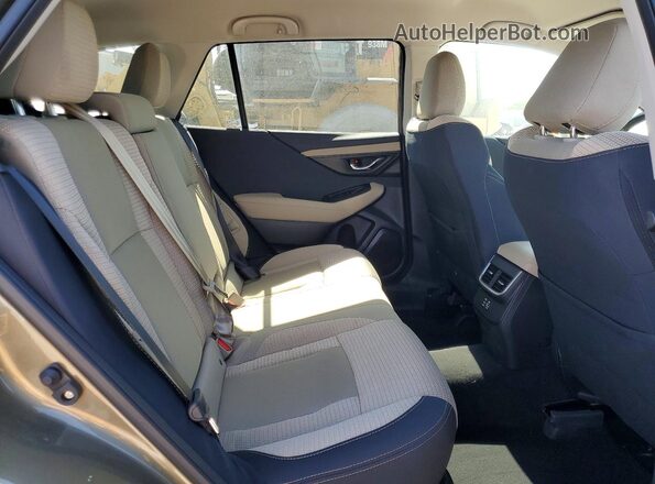 4S4BTADCXS3166923 2025 SUBARU OUTBACK Green Вид задніх сидінь