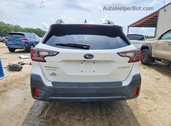 4S4BTAEC1L3156653 2020 SUBARU OUTBACK White Вид ззаду