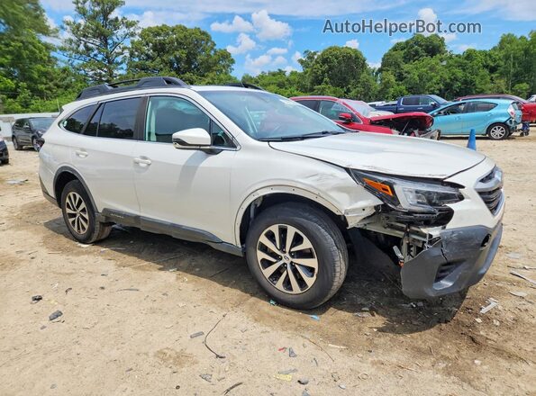 4S4BTAEC1L3156653 2020 SUBARU OUTBACK White Передня права чверть