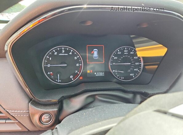 4S4BTAEC1L3156653 2020 SUBARU OUTBACK White Вид щитка приладів
