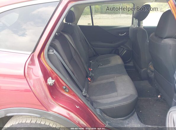 4S4BTAEC2L3160033 2020 SUBARU OUTBACK Red Vista de la etiqueta del VIN