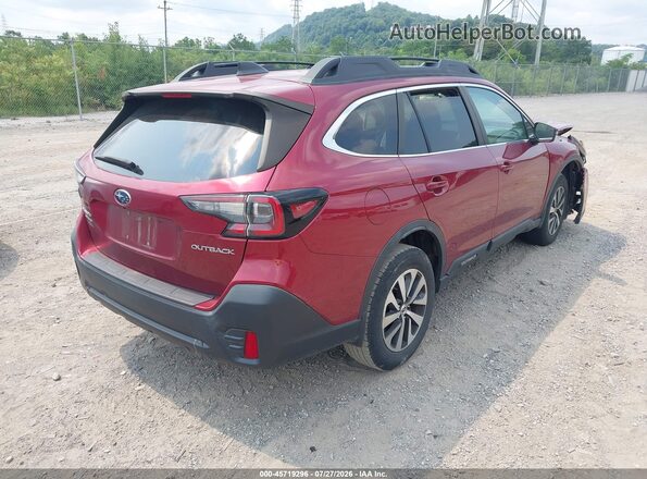 4S4BTAEC2L3160033 2020 SUBARU OUTBACK Red Trasero derecho