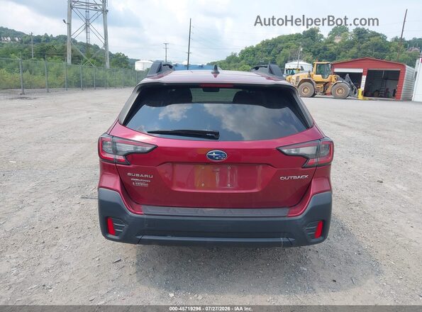 4S4BTAEC2L3160033 2020 SUBARU OUTBACK Red 