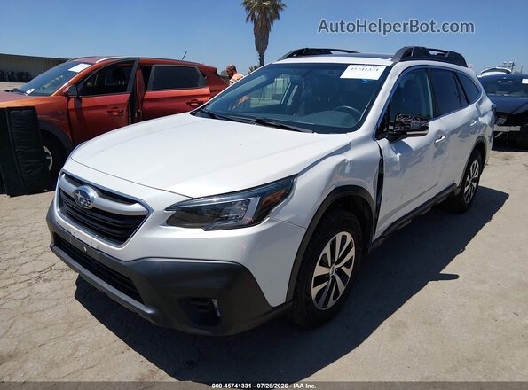 4S4BTAEC3L3217341 2020 SUBARU OUTBACK White Передня ліва чверть