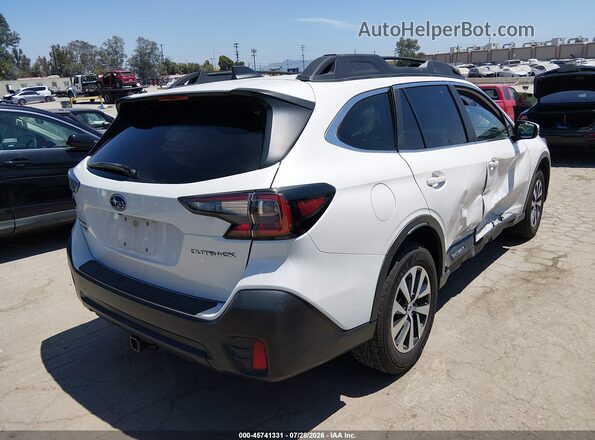 4S4BTAEC3L3217341 2020 SUBARU OUTBACK White Задня права чверть