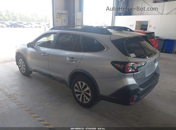 4S4BTAEC4L3119709 2020 SUBARU OUTBACK Silver Trasero izquierdo