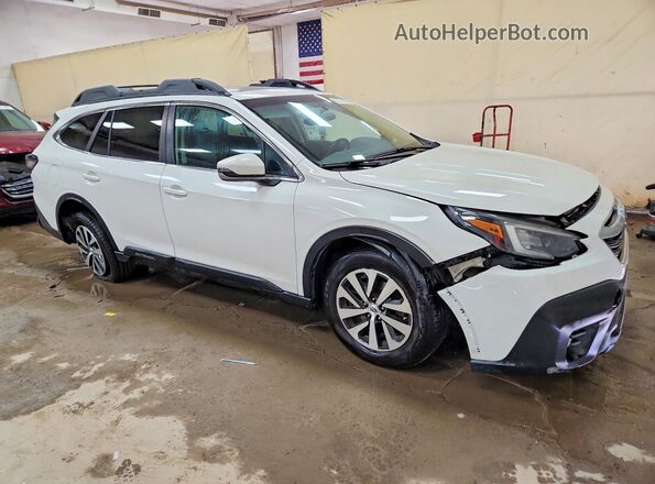 4S4BTAEC6L3178907 2020 SUBARU OUTBACK White Передня права чверть