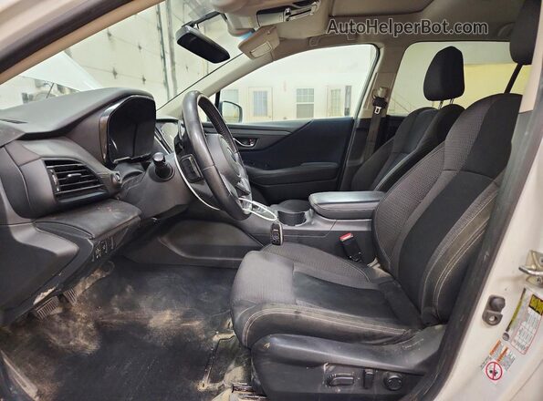 4S4BTAEC6L3178907 2020 SUBARU OUTBACK White Вид салону спереду