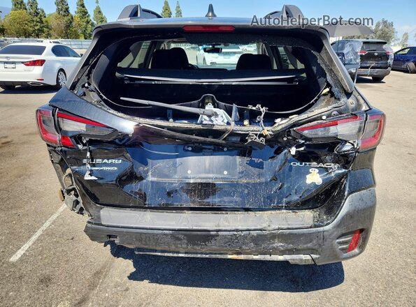 4S4BTAEC8L3257298 2020 SUBARU OUTBACK Black Widok z tyłu