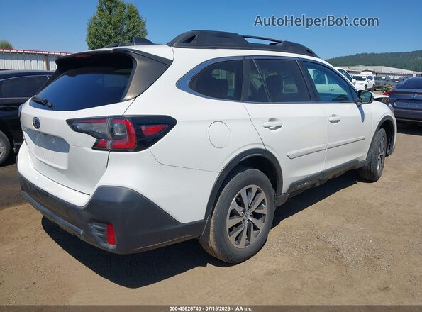 4S4BTAECXL3258100 2020 SUBARU OUTBACK White Trasero derecho