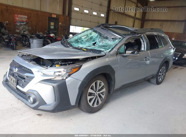 4S4BTAFC0R3217725 2024 SUBARU OUTBACK Gray Vista tres cuartos delantera izquierda