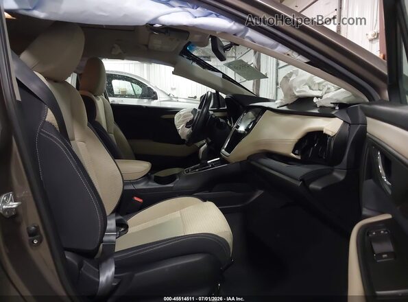 4S4BTAFC1M3159911 2021 SUBARU OUTBACK Tan წინა სალონის ხედი